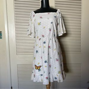 Prospect the Label Upcycled Eyelet Mini Dress